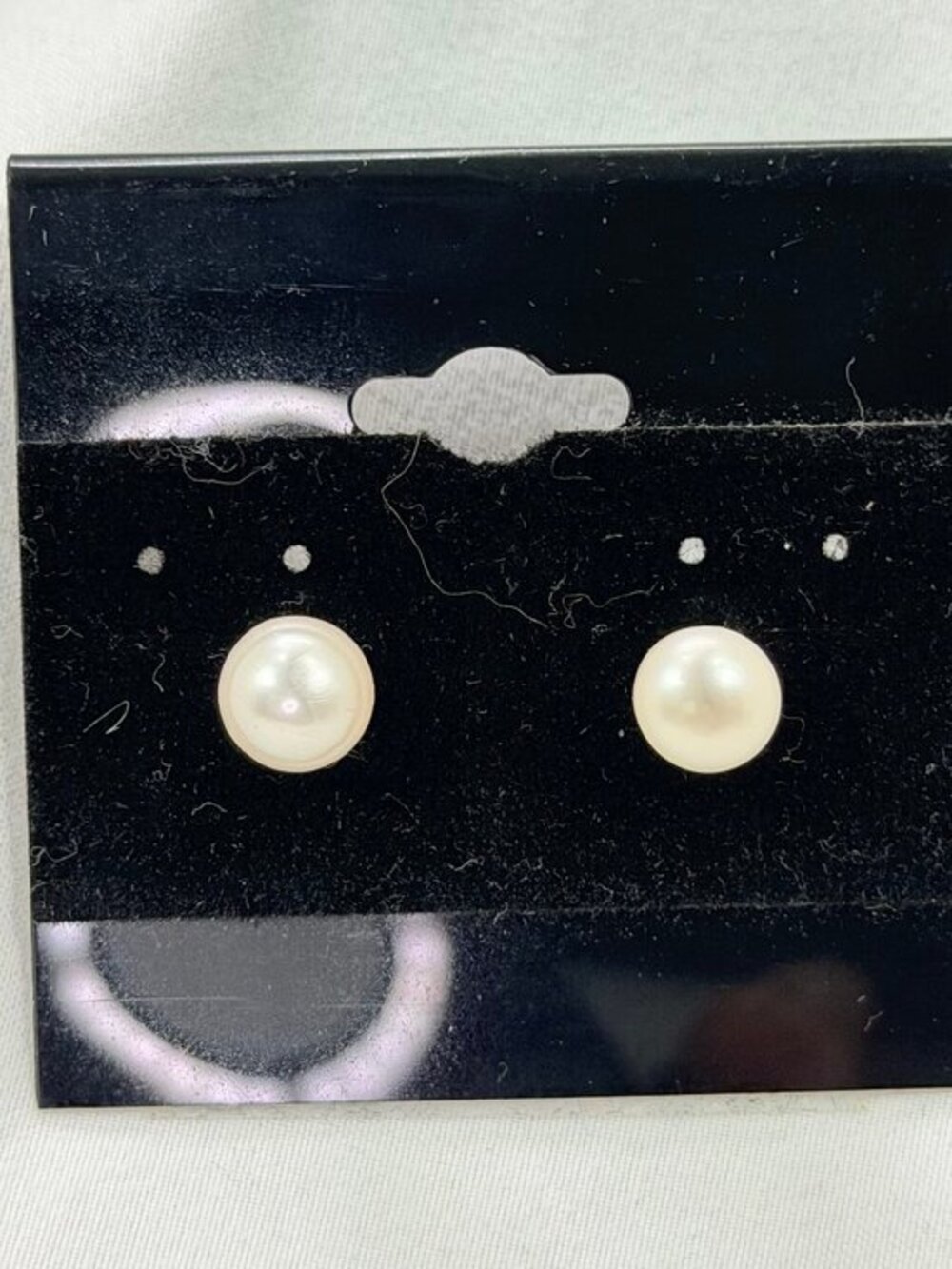 Hand Crafted Classic White Pearl Earrings